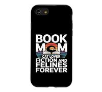 Custodia per iPhone SE (2020) / 7/8 Libro Mom Cat Lover Fiction And Felines Forever