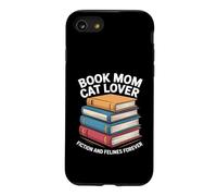 Custodia per iPhone SE (2020) / 7/8 Libro Mom Cat Lover Fiction And Felines Forever