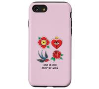 Custodia per iPhone SE (2020) / 7/8 L'inchiostro è la mia mappa della vita (Tattoo Graphic)