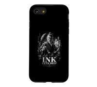 Custodia per iPhone SE (2020) / 7/8 L'inchiostro per calligrafia samurai taglia in profondità il segno dell'intento