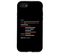 Custodia per iPhone SE (2020) / 7/8 Linee colorate di codici di programmazione per programmatori