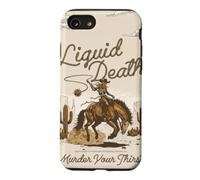 Custodia per iPhone SE (2020) / 7/8 Liquid Death Western Cowboy Murder Your Thirst Water