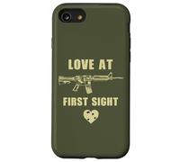 Custodia per iPhone SE (2020) / 7/8 Love at First Sight - Men's Funny Sarcastic Gun Humor