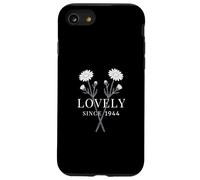 Custodia per iPhone SE (2020) / 7/8 Lovely Since 1944 - Compleanno floreale vintage con margherite