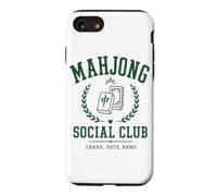 Custodia per iPhone SE (2020) / 7/8 Mahjong Social Club Craks Dots Bams Giocando Amanti del Gioco