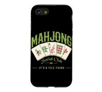 Custodia per iPhone SE (2020) / 7/8 Mahjong Social Club è una cosa di piastrelle che gioca a Mahjong Gioco