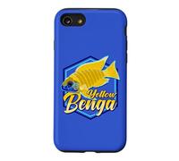 Custodia per iPhone SE (2020) / 7/8 Malawi Cichlid Pavone Cichlid Pesce Aulonocara Giallo Benga