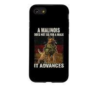 Custodia per iPhone SE (2020) / 7/8 Malinois con motivo umoristico per i proprietari di cani