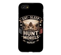 Custodia per iPhone SE (2020) / 7/8 Mangia Dormi Caccia Morel Ripeti Cercatore Di Funghi
