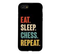 Custodia per iPhone SE (2020) / 7/8 Mangia Dormi Scacchi Ripeti
