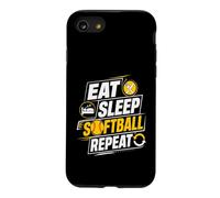 Custodia per iPhone SE (2020) / 7/8 Mangia Dormi Softball Ripeti