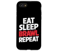 Custodia per iPhone SE (2020) / 7 / 8 Mangiare Dormire Rissa Ripeti Divertente Stelle Video Gamer