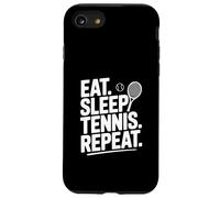 Custodia per iPhone SE (2020) / 7/8 Mangiare Dormire Tennis Ripeti Divertente Amante dello Sport