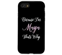 Custodia per iPhone SE (2020) / 7/8 Maya Nome Personalizzato Donne Carino Rosa Ragazza Regalo Personalizzato
