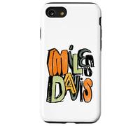 Custodia per iPhone SE (2020) / 7/8 Merchandising ufficiale Miles Davis Jazz Icon - Testo illustrato