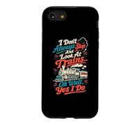 Custodia per iPhone SE (2020) / 7/8 Mi fermo e guardo treni locomotiva umorismo