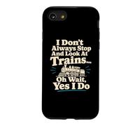 Custodia per iPhone SE (2020) / 7/8 Mi fermo e guardo treni locomotiva umorismo