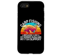 Custodia per iPhone SE (2020) / 7/8 Mi piacciono i miei hobby lento e il mio pesce pesca alla carpa scivolosa