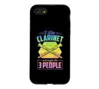 Custodia per iPhone SE (2020) / 7/8 Mi piace il clarinetto e forse mi piace 3 persone