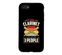 Custodia per iPhone SE (2020) / 7/8 Mi piace il clarinetto e forse mi piace 3 persone
