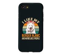 Custodia per iPhone SE (2020) / 7/8 Mi piace il mio cane Berger Blanc Suisse e forse come 3 persone