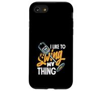 Custodia per iPhone SE (2020) / 7/8 Mi piace oscillare la mia cosa divertente gioco di parole in metallo