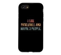 Custodia per iPhone SE (2020) / 7/8 Mi piace Pickleball e forse 3 Persone #25DE8