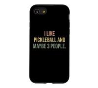 Custodia per iPhone SE (2020) / 7/8 Mi piace Pickleball e forse 3 Persone #25DF1