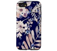 Custodia per iPhone SE (2020) / 7/8 Midnight Indigo Eucalipto & Mirtillo Botanico