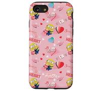 Custodia per iPhone SE (2020) / 7/8 Minions Big Heart All Over Print