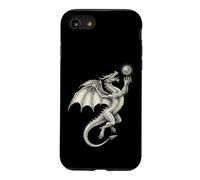 Custodia per iPhone SE (2020) / 7/8 Mitico Drago Holding Sun Orb Vintage Art