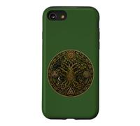 Custodia per iPhone SE (2020) / 7/8 Mitologia del bosco della foresta celtica dei druidi della quercia sacra