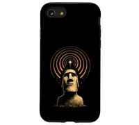 Custodia per iPhone SE (2020) / 7/8 Moai Statua Cosmica Antico Mistero Retro Island
