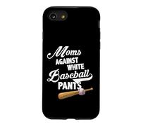 Custodia per iPhone SE (2020) / 7/8 Moms Against White Baseball Pants - Baseball Season Mom