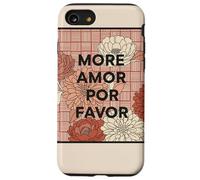 Custodia per iPhone SE (2020) / 7/8 More Amor Por Favor Retro Scacchiera Rose Art
