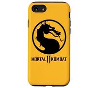 Custodia per iPhone SE (2020) / 7/8 Mortal Kombat 11 Dragon Black Logo