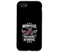Custodia per iPhone SE (2020) / 7/8 Motociclo Traffico Umorismo Riders Odio Traffico Biker Commute