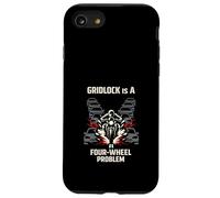 Custodia per iPhone SE (2020) / 7/8 Motociclo Traffico Umorismo Riders Odio Traffico Biker Commute