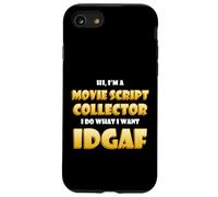 Custodia per iPhone SE (2020) / 7/8 Movie Script Collector Film Memorabilia Collection TV Script