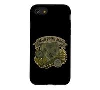Custodia per iPhone SE (2020) / 7/8 MUD PRINT MAP Mappa di tracce animali sul campo