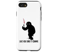 Custodia per iPhone SE (2020) / 7/8 Murderous Sloth With Knife Halloween Gag Gift For Sloth Fans