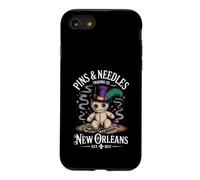 Custodia per iPhone SE (2020) / 7/8 Mystical Voodoo Doll New Orleans Pins and Needles Art