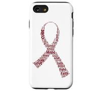 Custodia per iPhone SE (2020) / 7/8 Nastro per la cura del mieloma multiplo per la consapevolezza del cancro e speranza