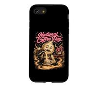 Custodia per iPhone SE (2020) / 7/8 National Coffee Day Moon Barista Cosmic Brew