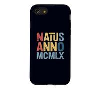 Custodia per iPhone SE (2020) / 7/8 Natus Anno 1960 - Numeri romani MCMLX