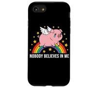 Custodia per iPhone SE (2020) / 7/8 Nessuno crede in me Stelle di maiale alato