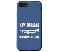 Custodia per iPhone SE (2020) / 7/8 New Orleans luogo di nascita della tromba jazz NOLA Music