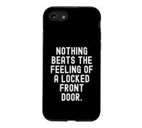 Custodia per iPhone SE (2020) / 7/8 niente batte la sensazione di una porta d'ingresso chiusa Witty