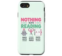 Custodia per iPhone SE (2020) / 7/8 Niente batte Reading Rock Paper Scissors Funny Book Lover
