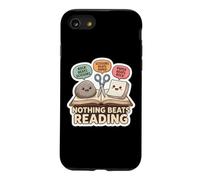 Custodia per iPhone SE (2020) / 7/8 Niente batte Reading Rock Paper Scissors Funny Book Lover